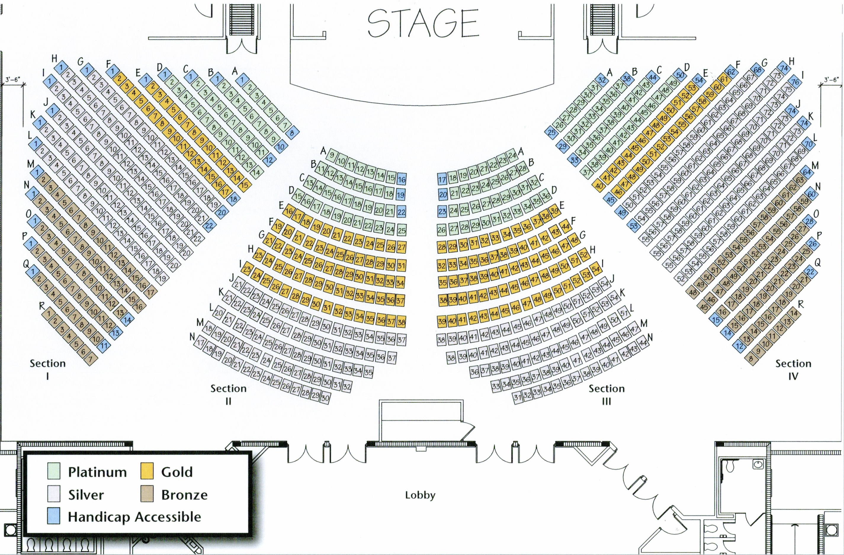 Seating Charts Circle Square Cultural Center Live Entertainment 